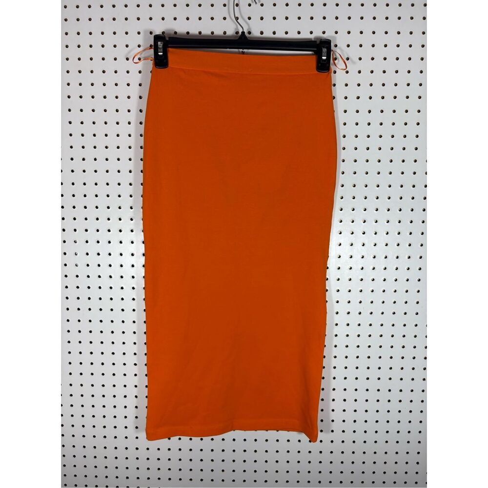 Zara orange bodycon skirt size L - Picture 2 of 7